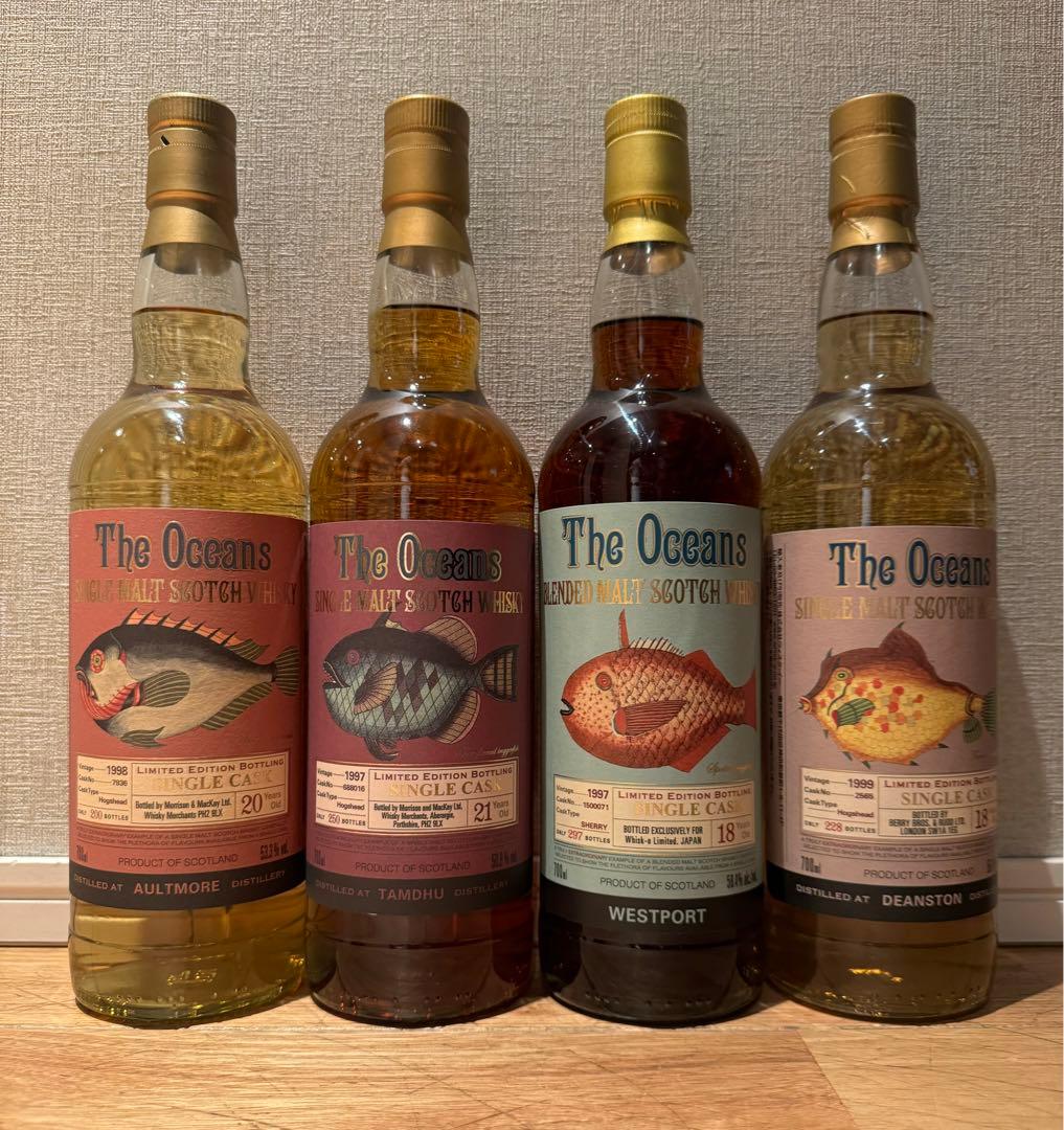 オーシャンズ　ウイスキー　４本セット