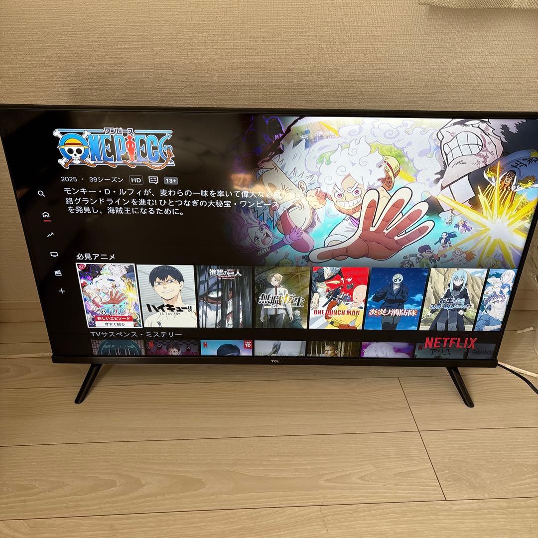 TCL 液晶テレビ　40インチ　Android　40S5200B　2023製