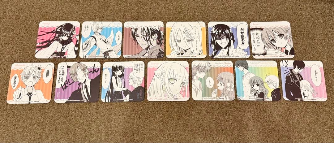 妖狐×僕SS 15周年記念カフェ前半コースター　コンプリート 13枚セット