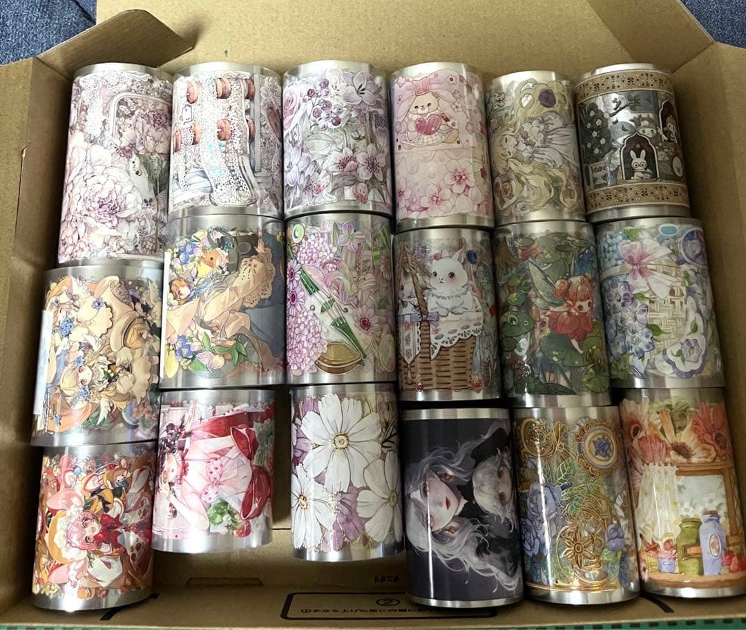 ⑧PETテープ　まとめて　マスキングテープ　海外　くま　女の子