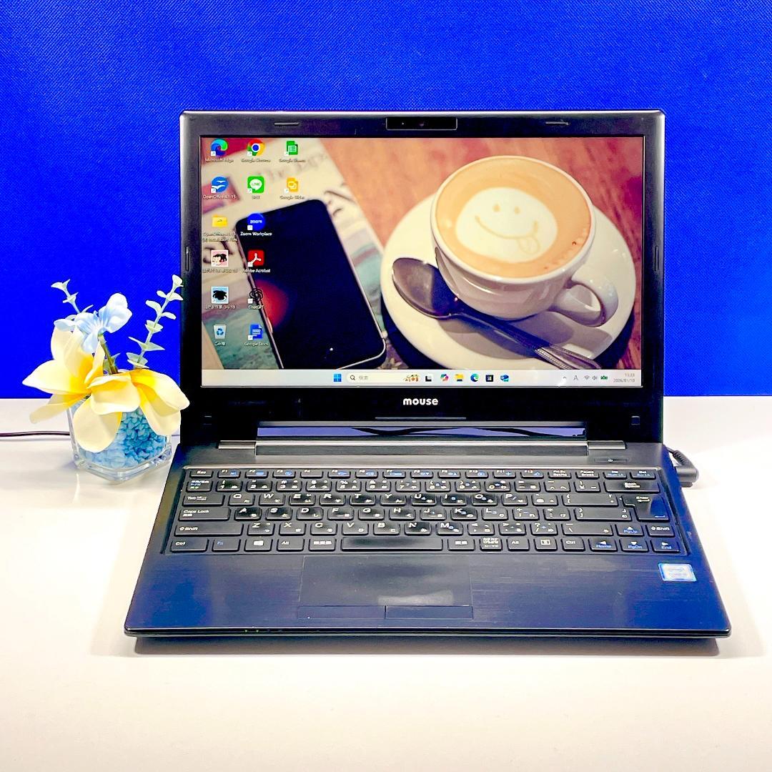 即利用OK！小型軽量✨Windows11✨快速SSD✨カメラ付ノートパソコン