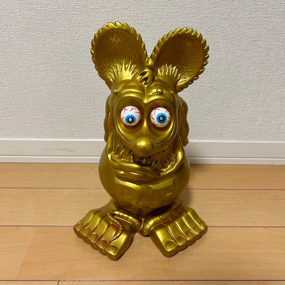 ファンコ　ラットフィンク　フィギュア　ゴールド　オブジェ　スタチュー