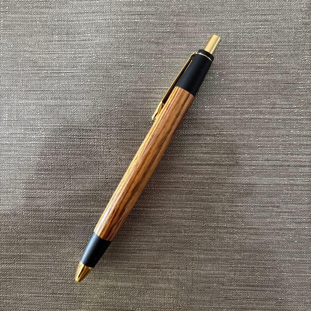 美品　ボナンペン？　高級ぷる木製ボールペン