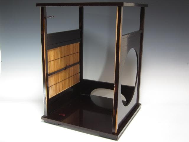 ★　駒沢利斎　吉野棚　裏千家　十五代　淡々斎の花押がございます★x430