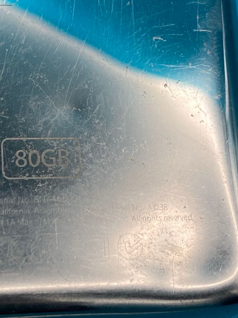 ポータブルプレーヤー iPod classic 80GB A1238 MB147J 11-1