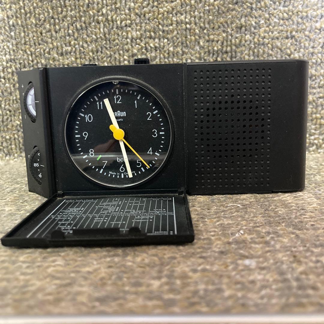 値下げ！希少！ブラウン　トラベルクロック
