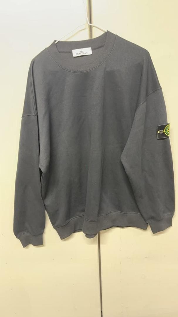 長袖スウェット ブラック グレー