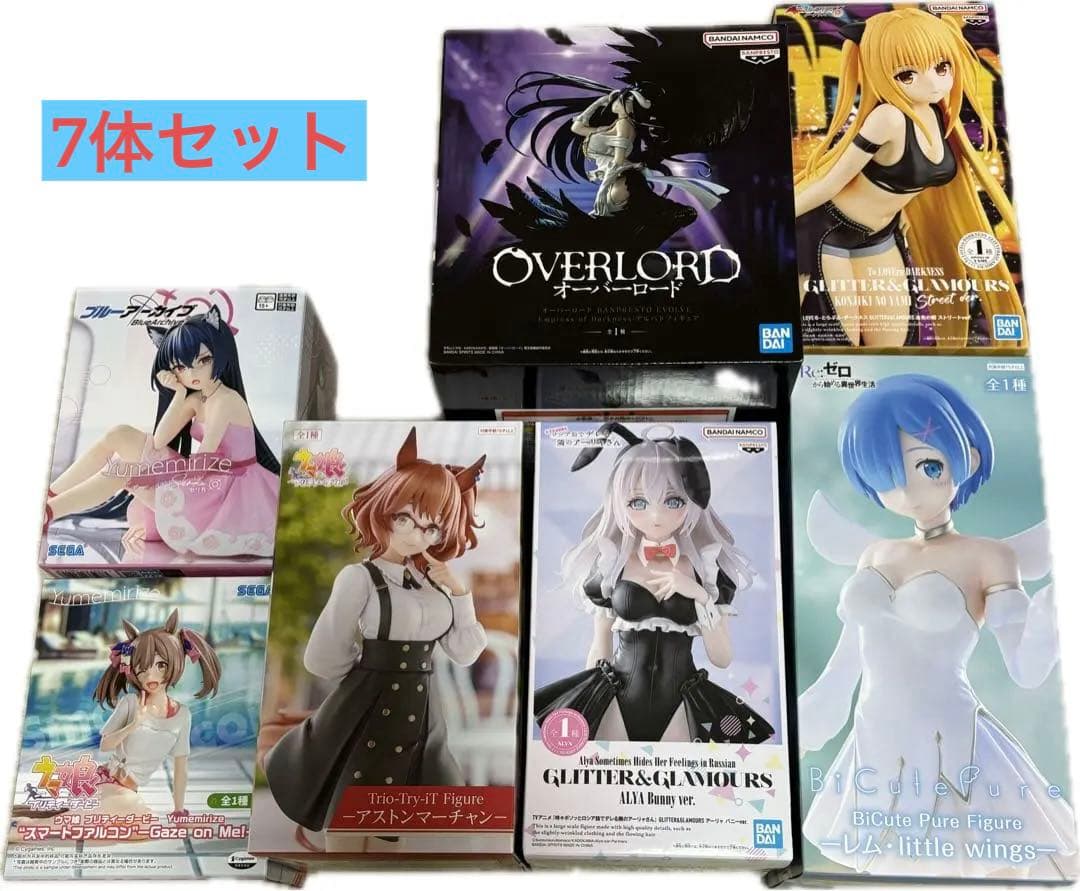 プライズフィギュア　7点まとめ　レム、アーリャさん、ウマ娘など