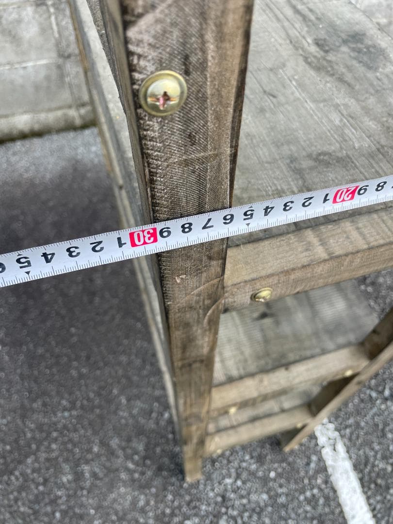 ★ オープンシェルフ 幅80 薄型 シェルフ アンティーク 北欧 風 レトロ