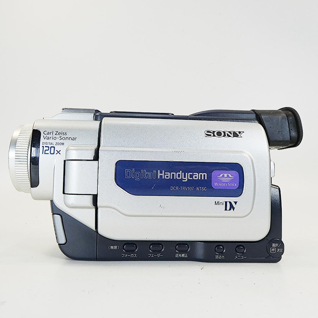 動作品 ソニーDCR-TRV107 MiniDV ビデオカメラ DVDダビングに
