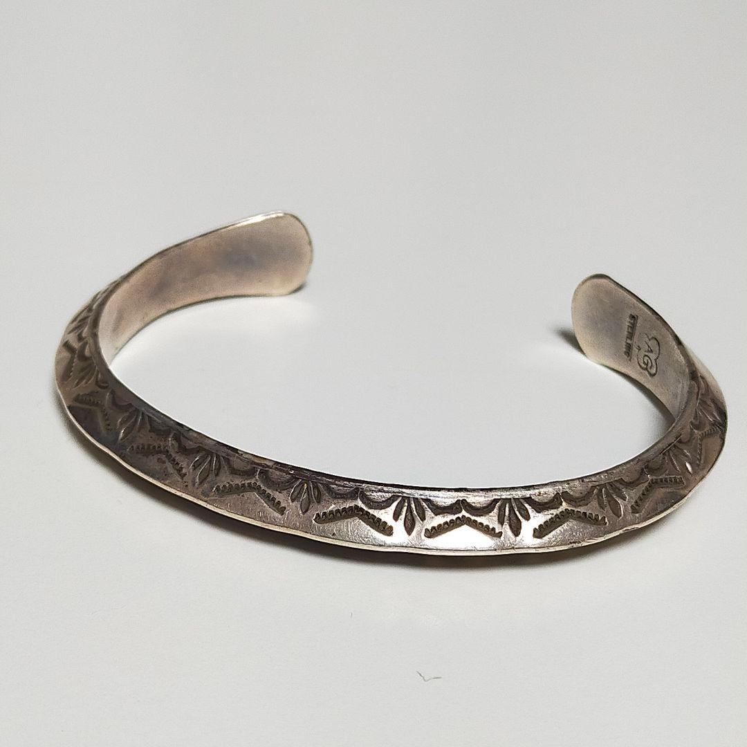 navajo ナバホ族 アーノルドグッドラック スタンプ トライアングルバングル