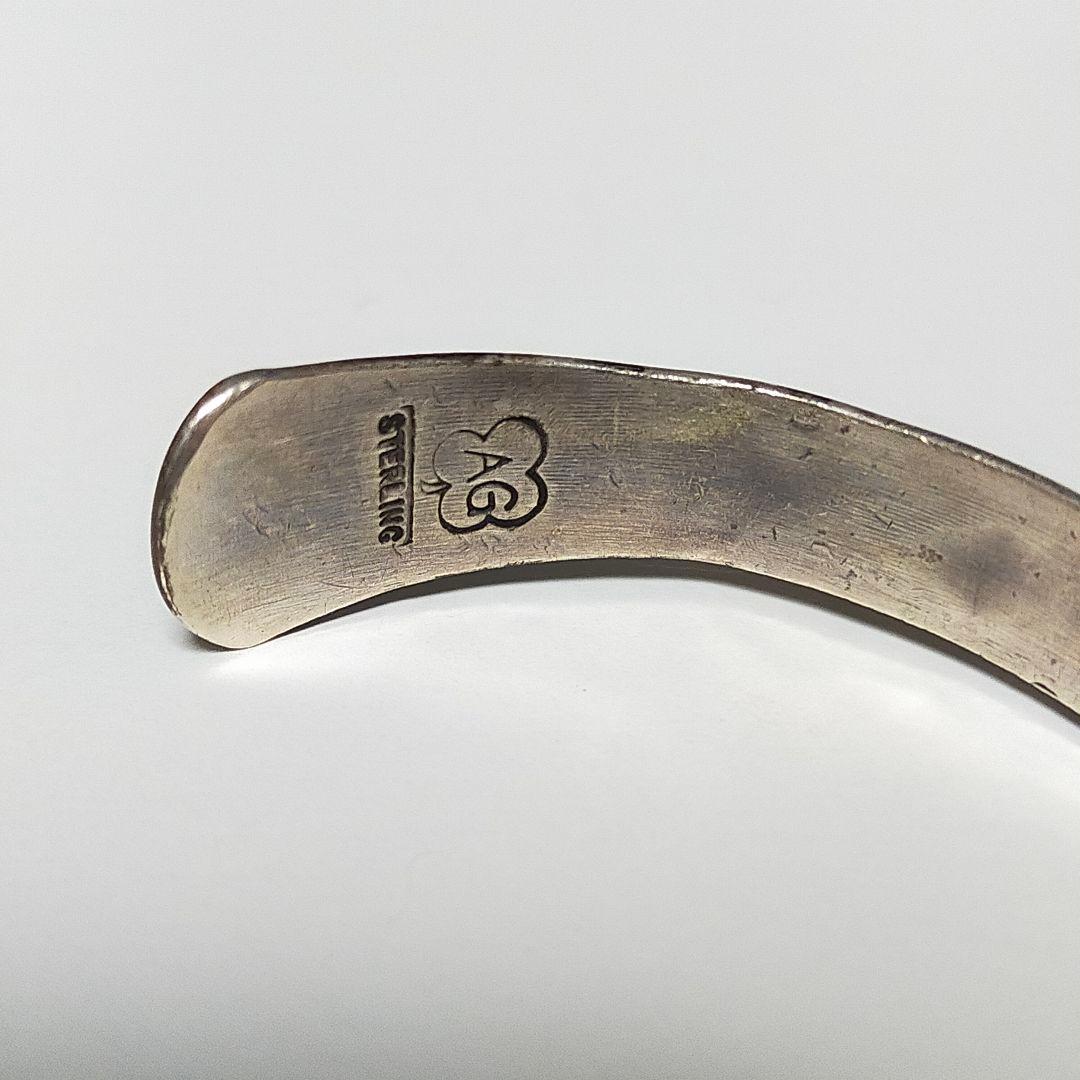 navajo ナバホ族 アーノルドグッドラック スタンプ トライアングルバングル