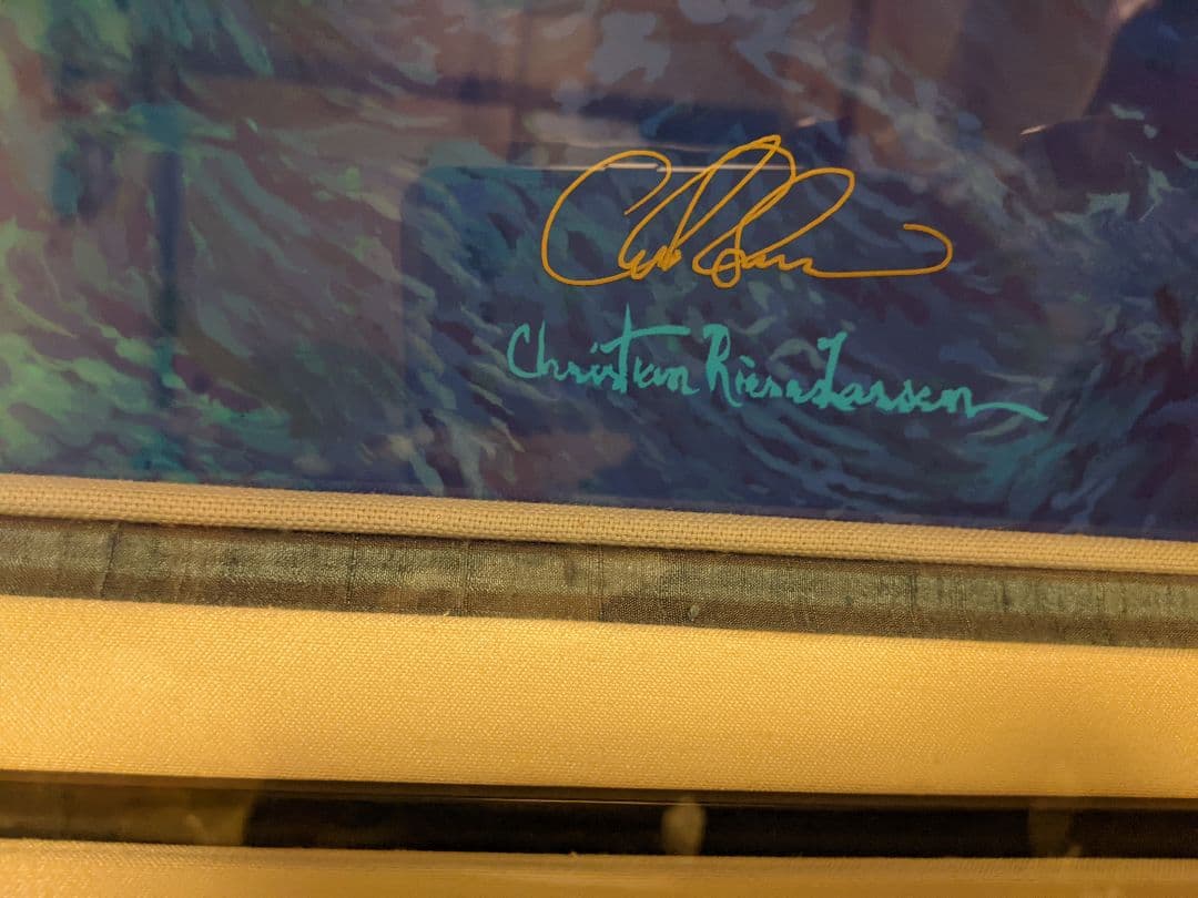 ラッセン　クリスチャンラッセン　絵画　版画　ヴァルアモアナ　　絵　アート