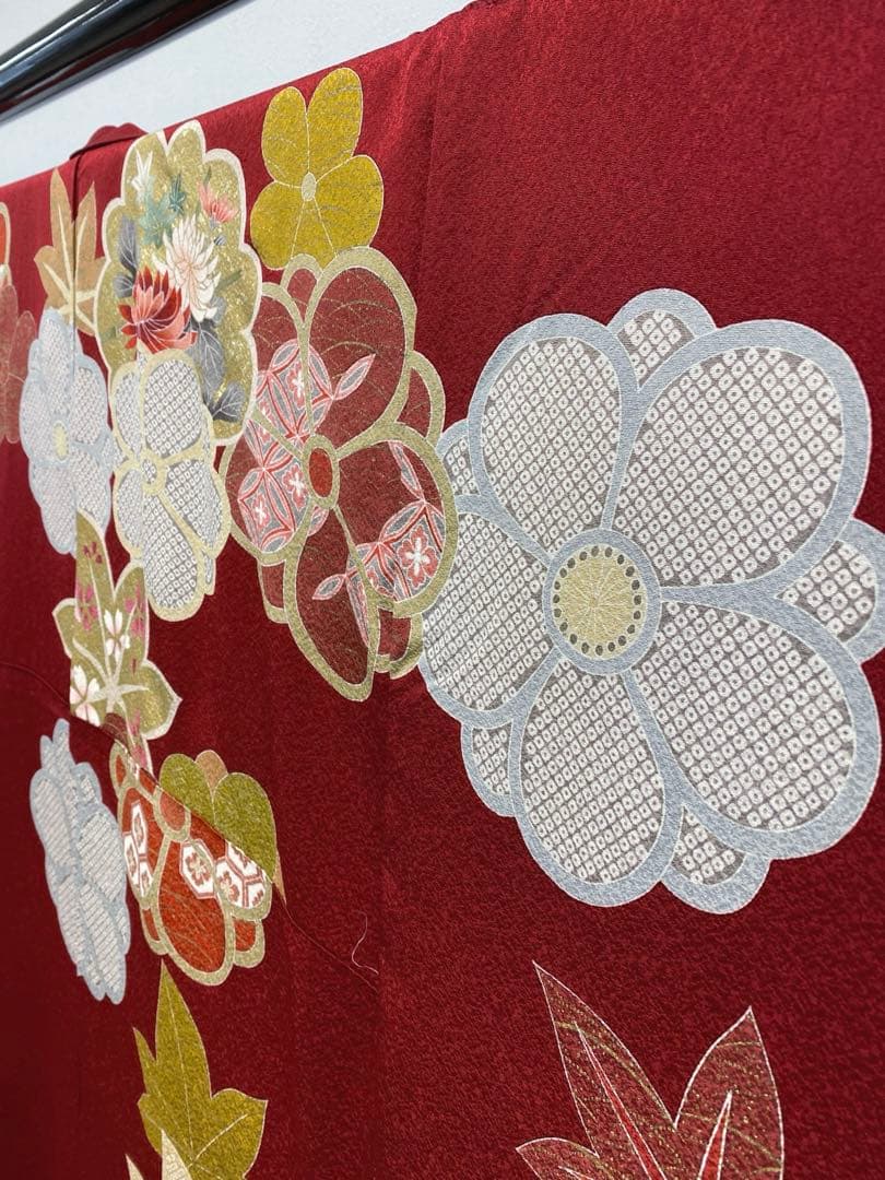 振袖 豪華 金駒 金彩 紋意匠 身丈164cm