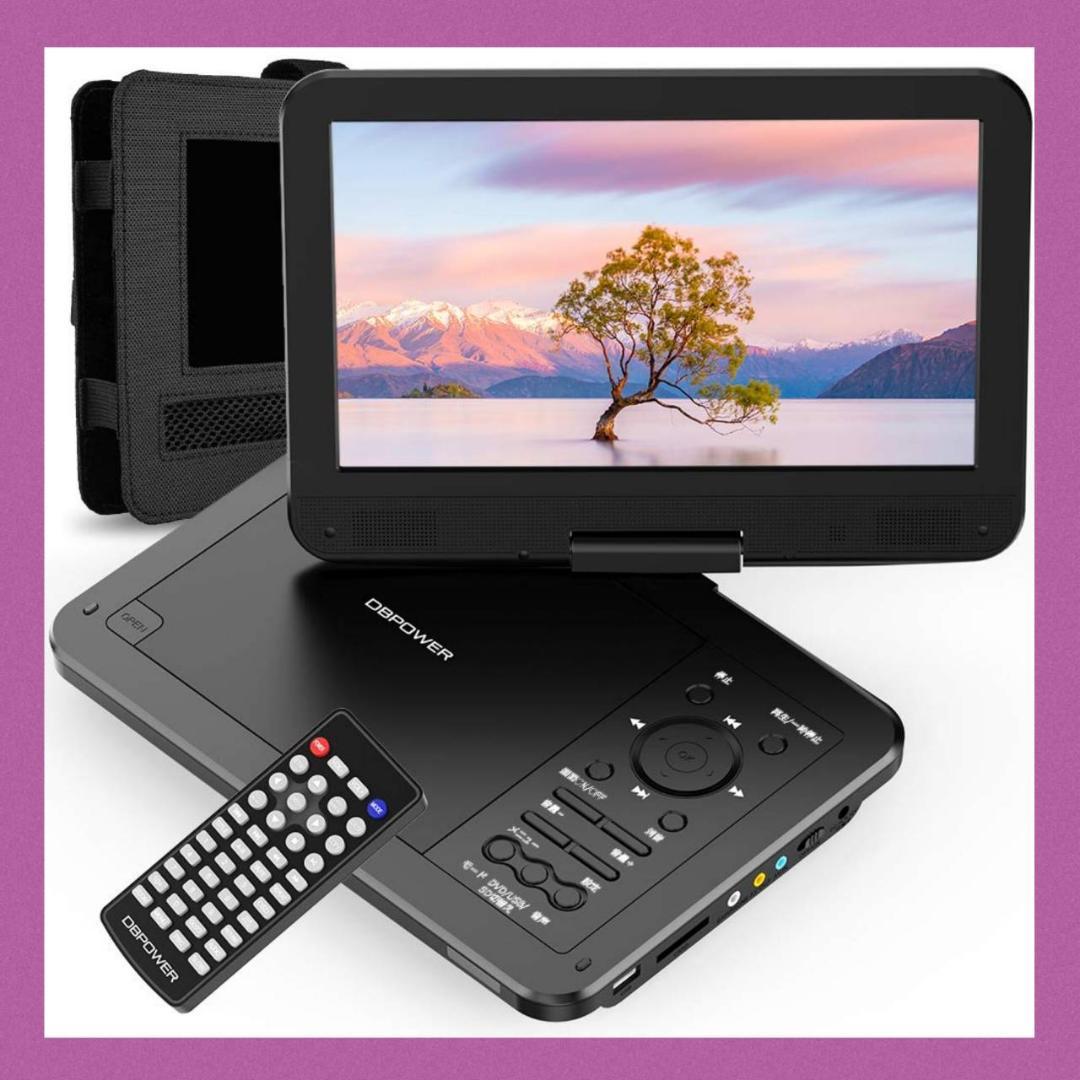 長時間再生可能な10.5インチポータブルDVDプレーヤー