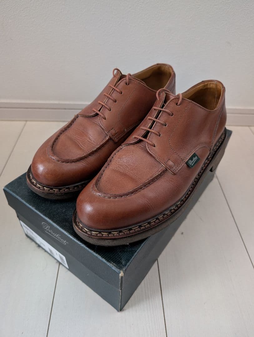 パラブーツ　シャンボード(マロンカラー)　UK8　ケアグッズ付