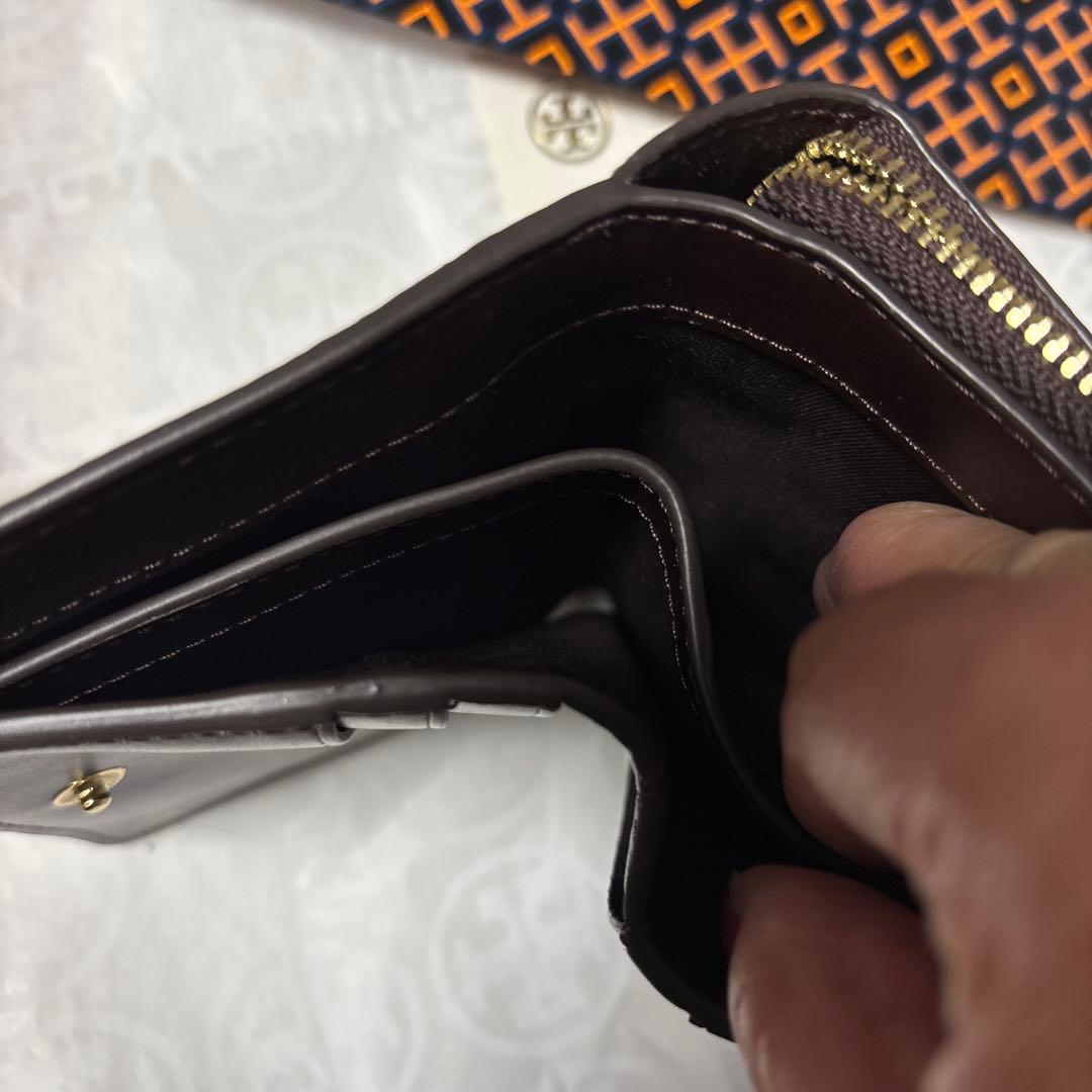 トリーバーチ パイソン柄二つ折り財布