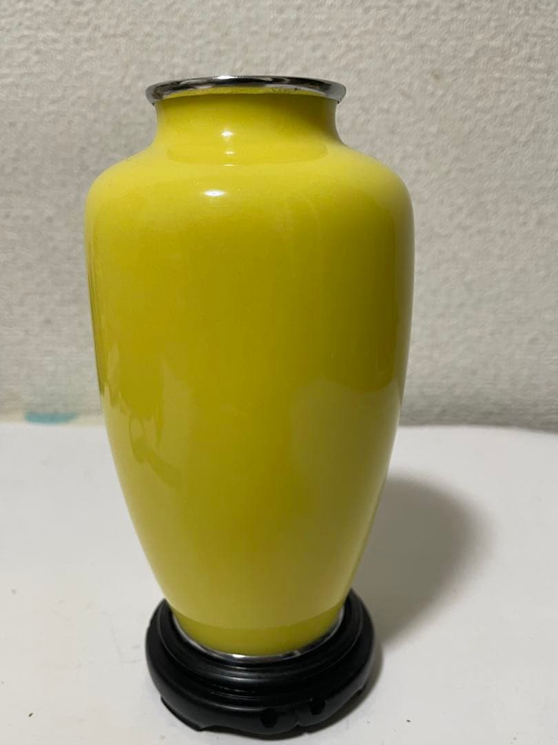 美品七宝焼の花瓶