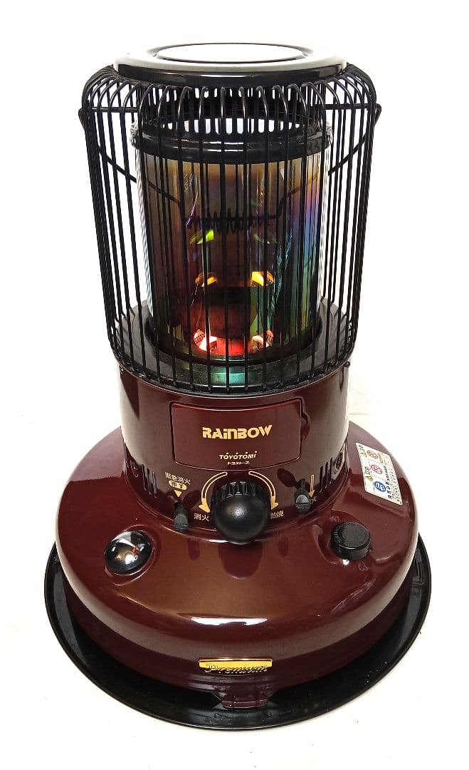【美品】TOYOTOMI RAINBOW ストーブ ワインレッド
