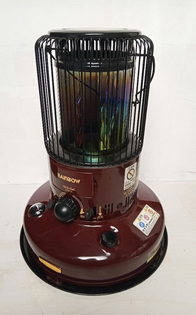 【美品】TOYOTOMI RAINBOW ストーブ ワインレッド