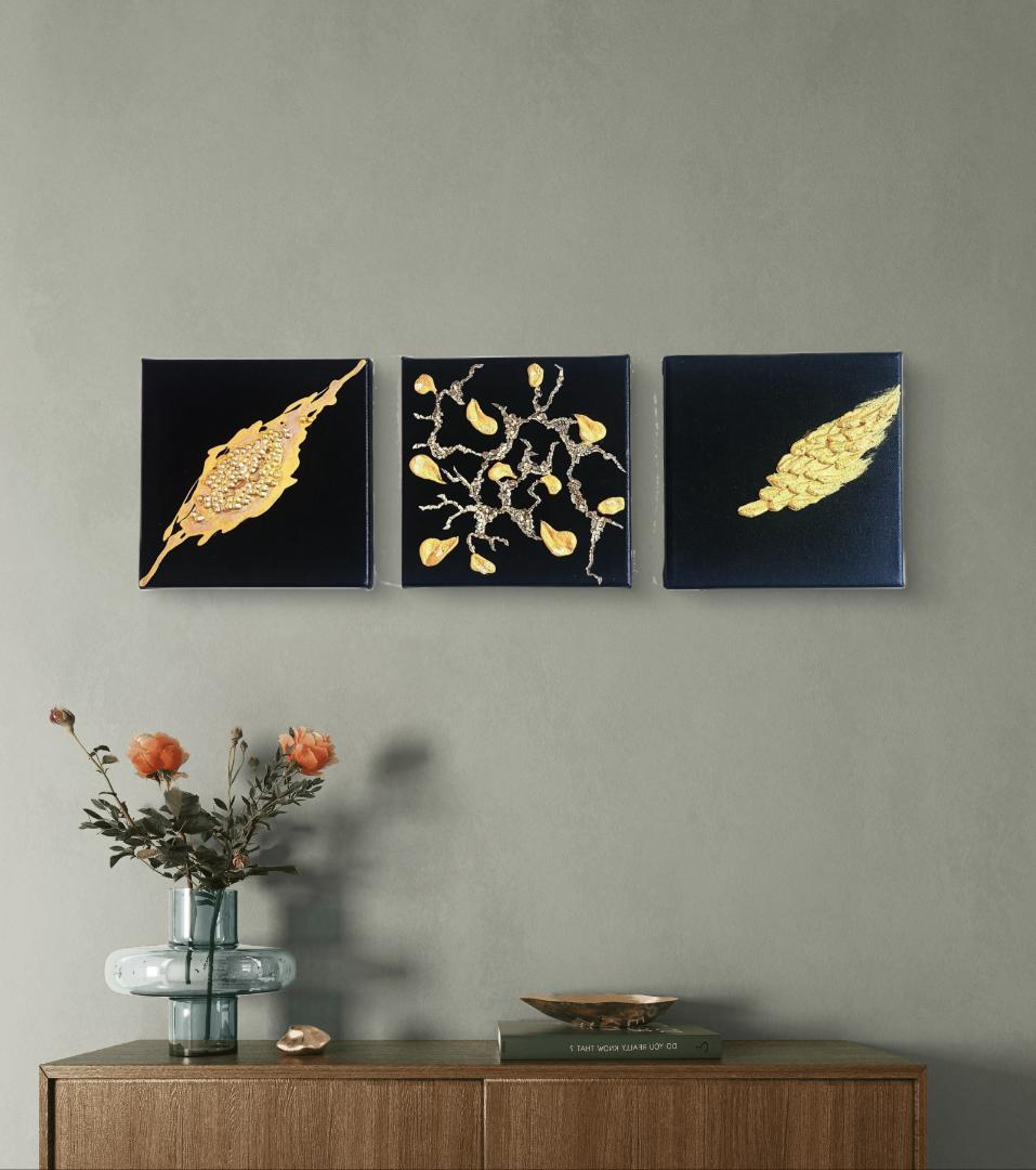 ビッグバンⅡ / テクスチャーアート 18×18㎝ S0 原画1点のみ モダン