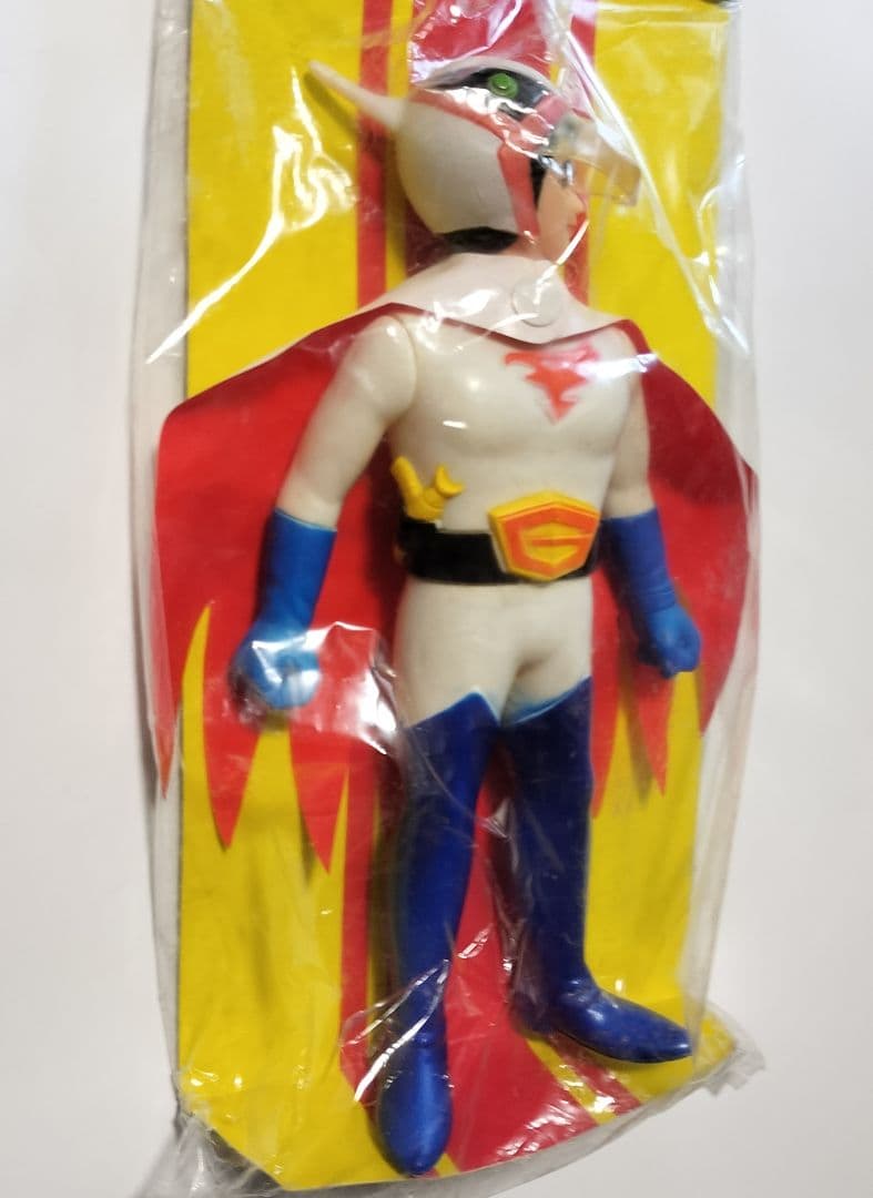 《ガッチャマンII》超レア未開封【大鷲の健】ポピー ソフビ約22cm 昭和レトロ