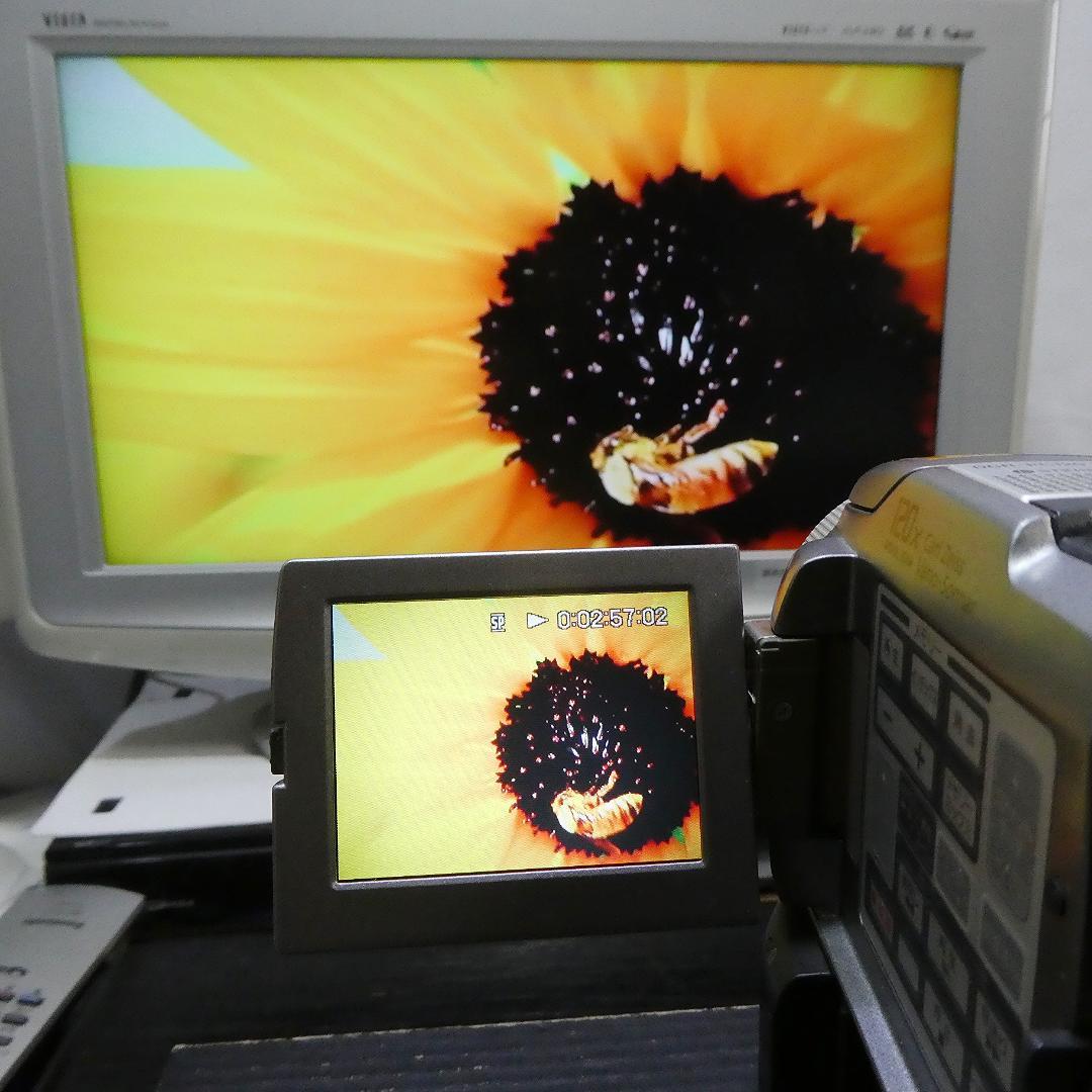 動作品ソニー DCR-PC120 MiniDVビデオカメラ　DVDダビングに最適