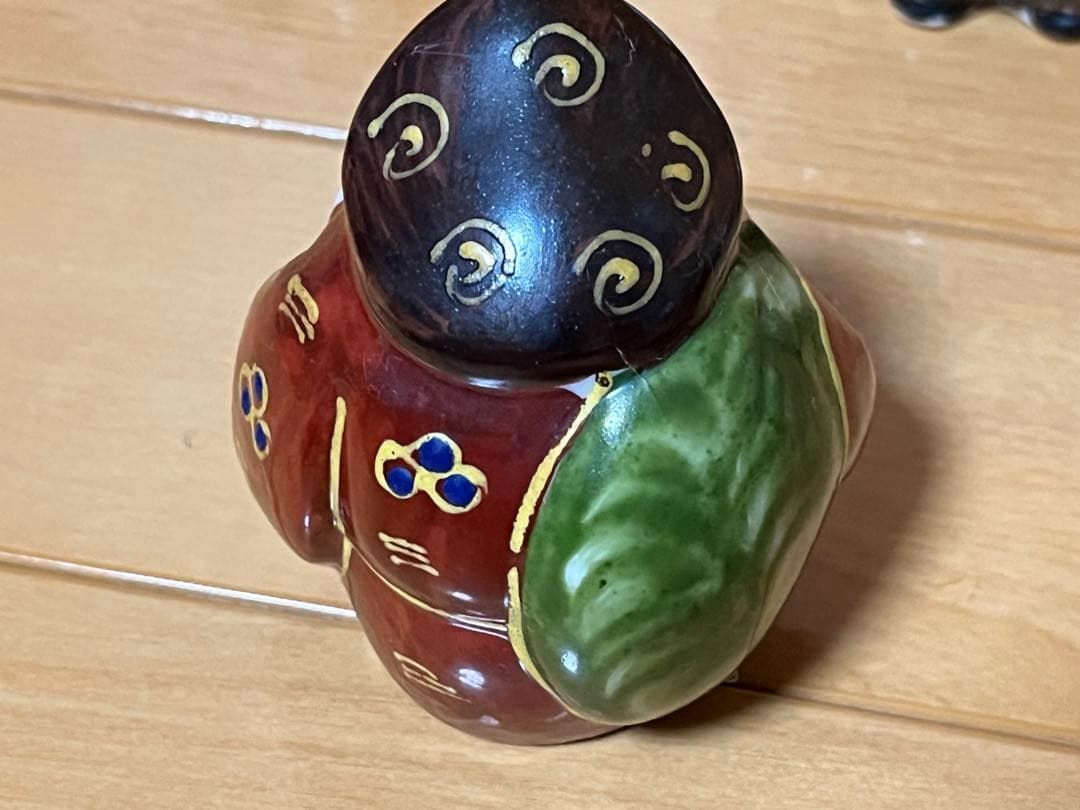 九谷焼 七福神 神様7柱セット 縁起物 置物 昭和レトロ　希少品