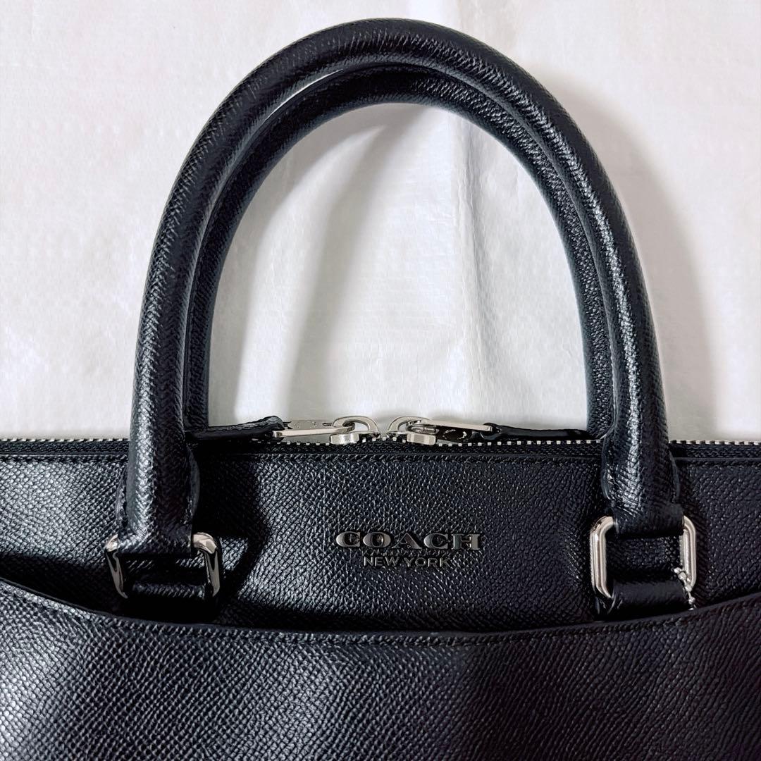 ★美品★COACH コーチ ブリーフケース ビジネスバッグ ブラック