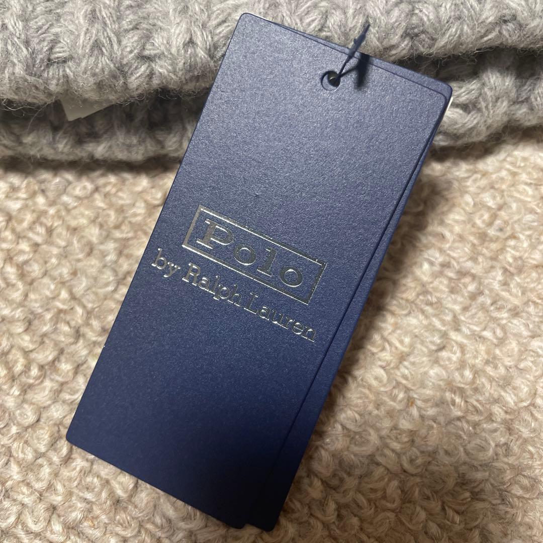 ポロラルフローレン ポロベア　ニット帽 グレー