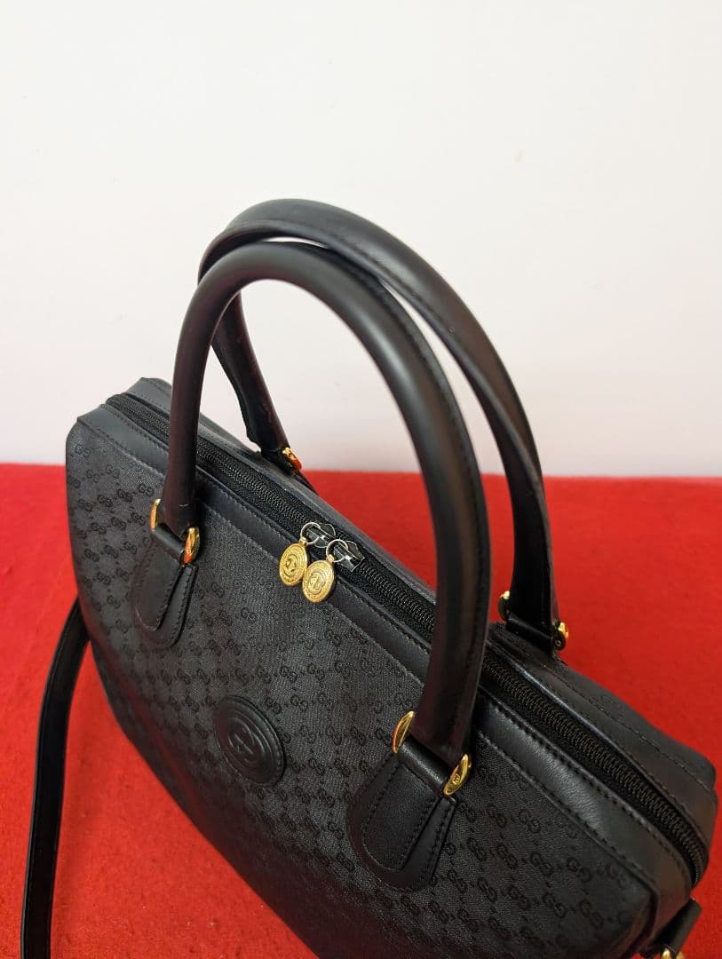 美品 極希少！gucci マイクロGG 2wayハンドバッグ ショルダーバッグ