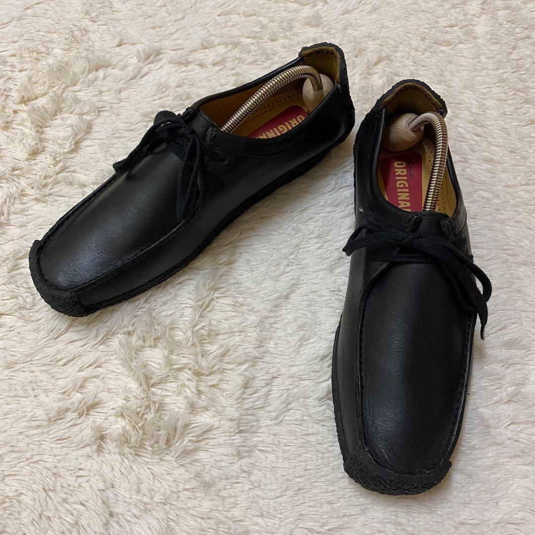 未使用級 クラークス ナタリー　ブラック　クレープソール　レザー　モカシン