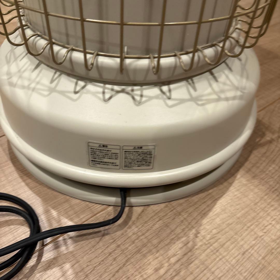 BRUNO 電気ヒーター 円筒形 ホワイト