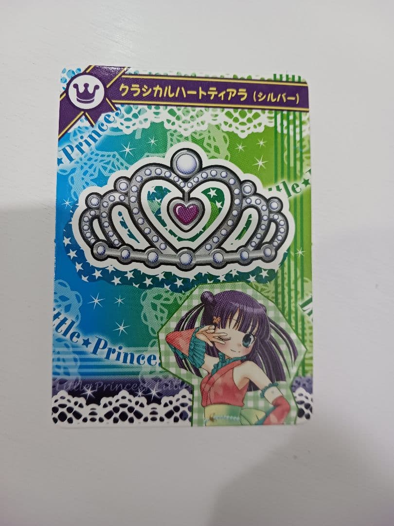 リルぷりっ　笹原　名月　クラシカルハートティアラ　シルバー　PR088