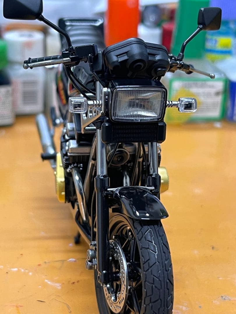 タミヤCBR400F 佐田ビルダーズオマージュ塗装済み完成品