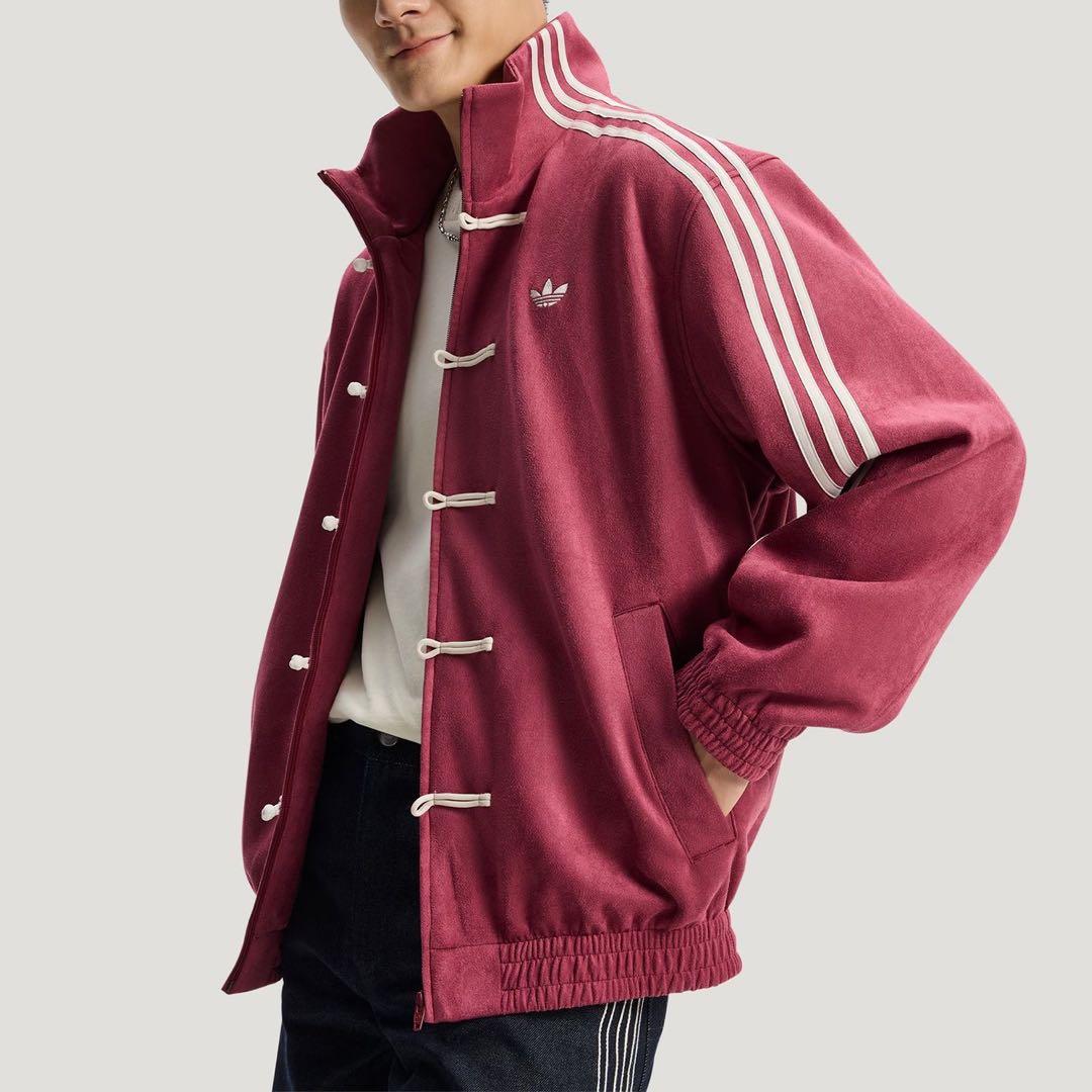 adidasアディダス 中国限定 蛇年トラックジャケット 赤Sサイズ”