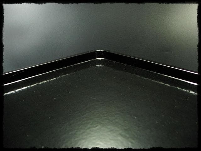 宗旦好 黒一閑 高麗卓 棚物 千家 茶道具 元紙箱 f273