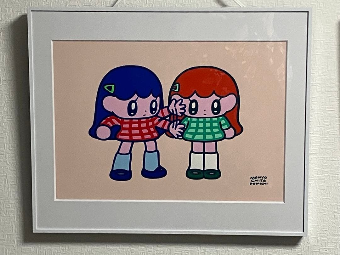 モニョチタポミチ　おーいモニョガール　orange ジークレープリント