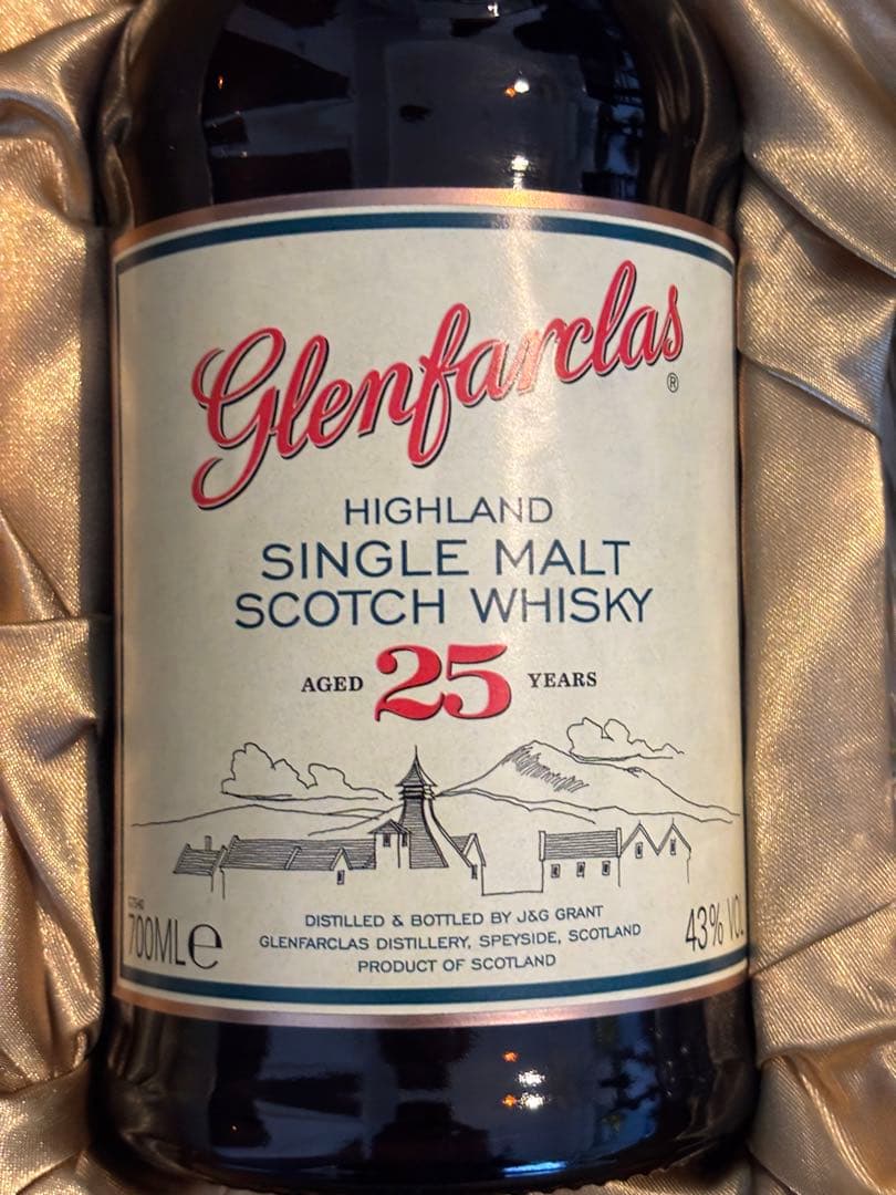 Glenfarclas 25年 リーデルグラスセット700ml 限定