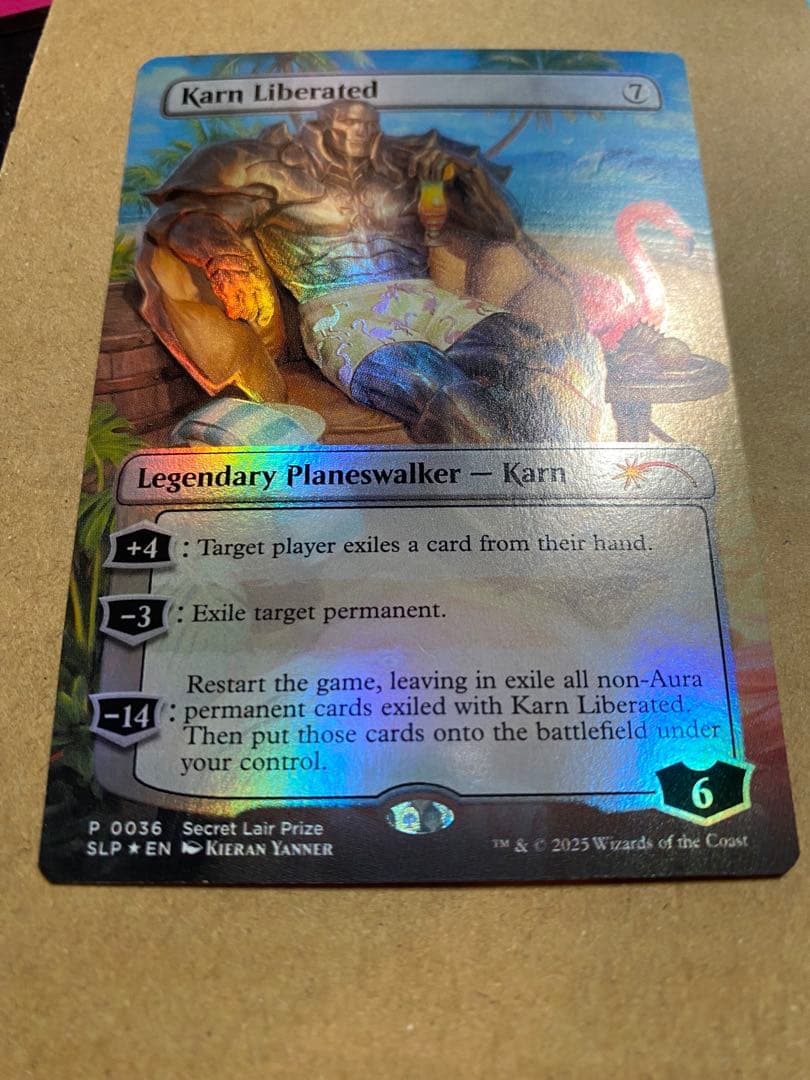 mtg 解放された者、カーン foil版 PTプロモ