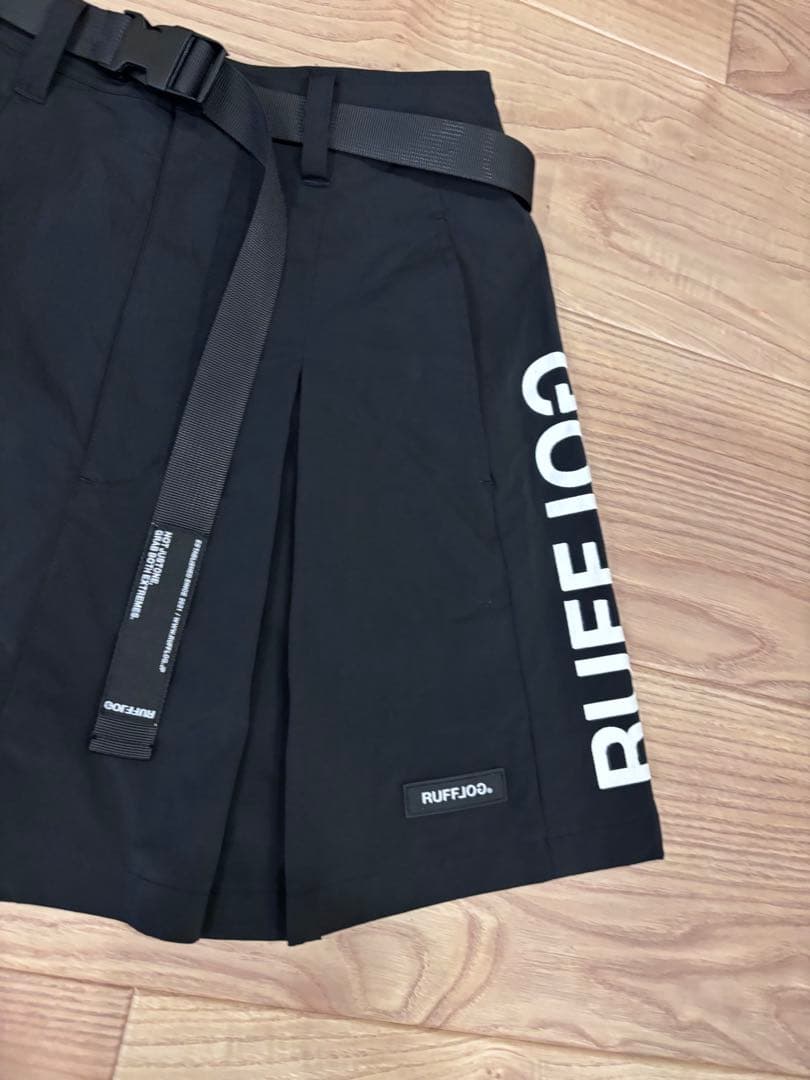 ラフロッグ　今季新作　アジャスタブルサイドポケットプリーツスカート