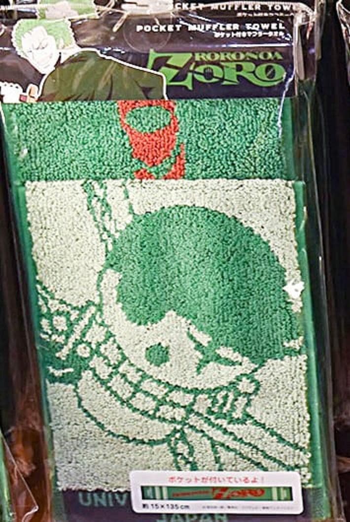 610◇ポケット付き マフラータオル ゾロ USJ 2022 ONE PIECE