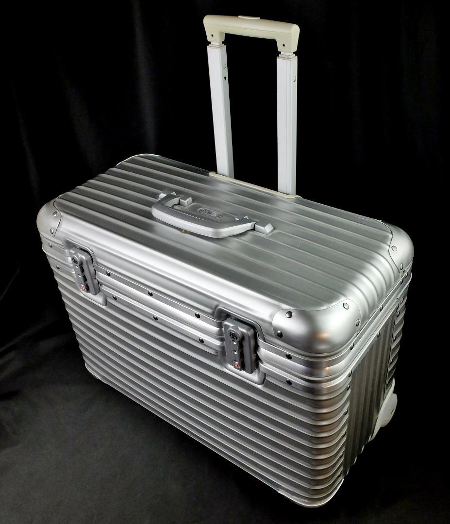 リモワ 920.51廃盤『TOPAS』2輪パイロット・トロリー特大・46L 美品