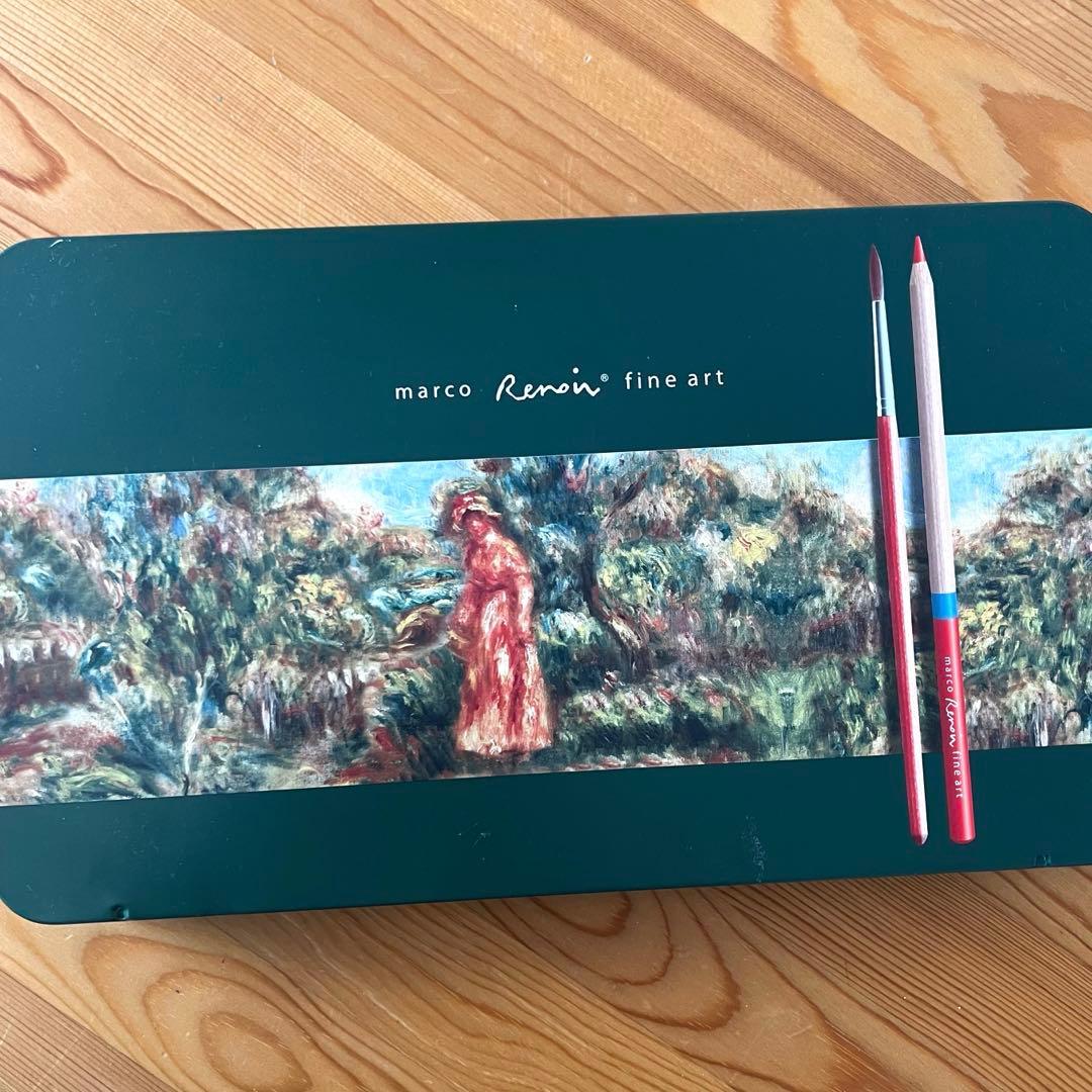 MARCO鉛筆 水彩色鉛筆 100色セット