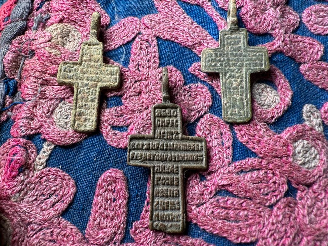 アンティーク　ロシア帝国18世紀以前　正教会八端十字