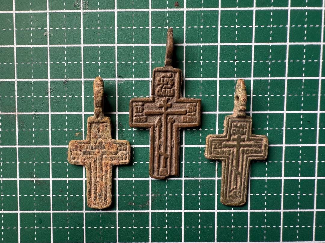 アンティーク　ロシア帝国18世紀以前　正教会八端十字