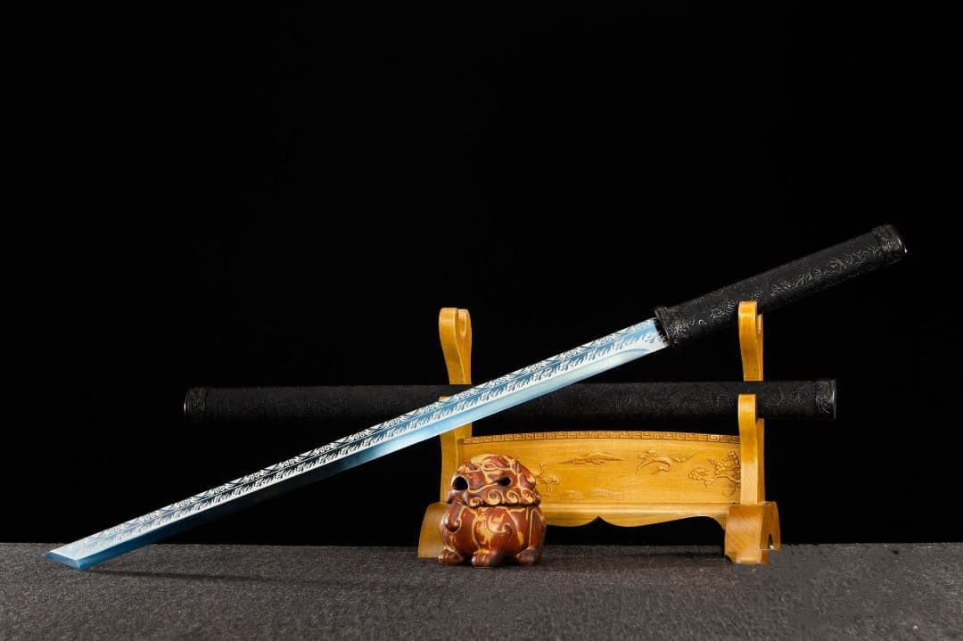 ライトニング唐横刀-高性能マンガン鋼  武具  日本刀 唐剣 模擬刀  居合刀