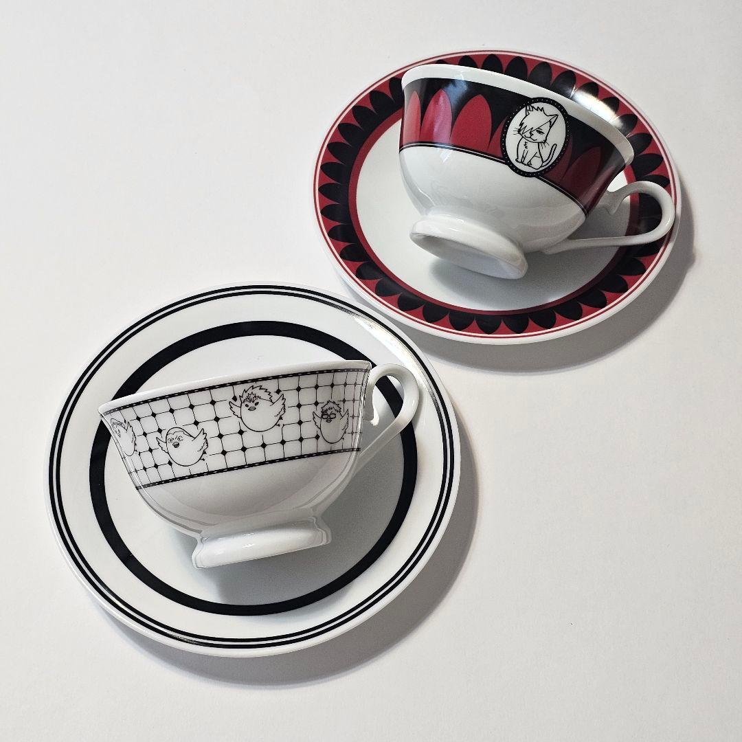 ハイキュー!!　烏野　音駒　カップ&ソーサー　ジャンフェス　ファンパーク　限定品