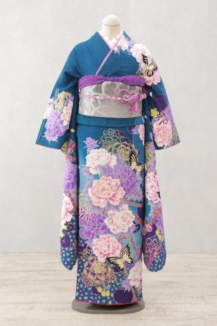 〈セール中〉振袖I　着物・襦袢・帯 5点セット