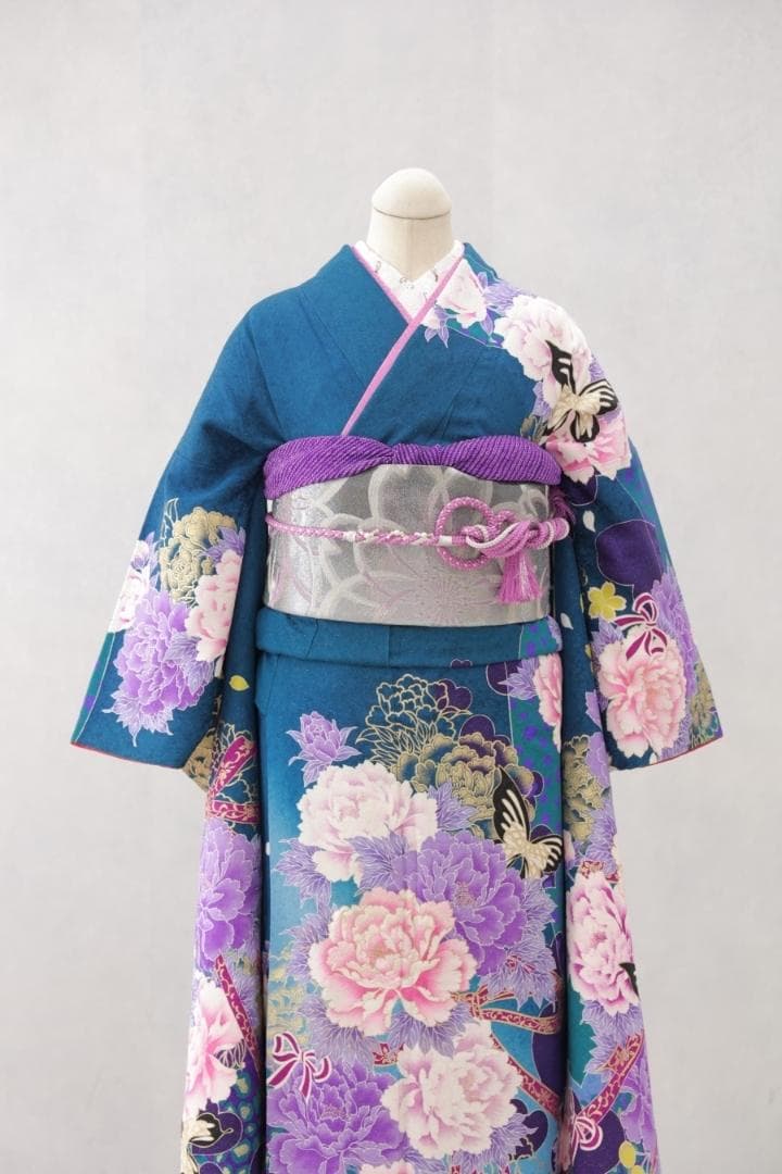 〈セール中〉振袖I　着物・襦袢・帯 5点セット